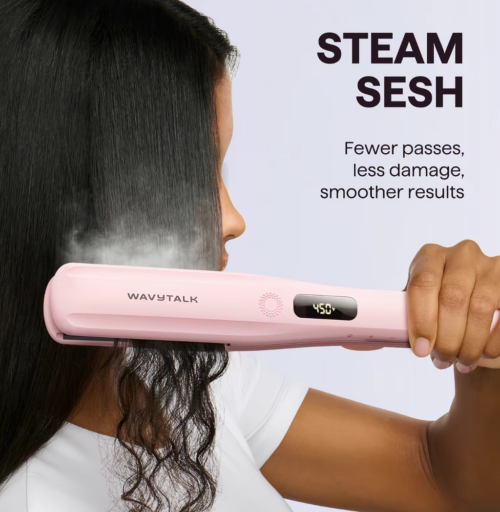 Wavytalk Hair Straightener 1.75 Inch for Effortless Straightening